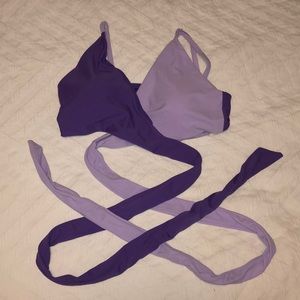 Aerie Two Tone Swim Top